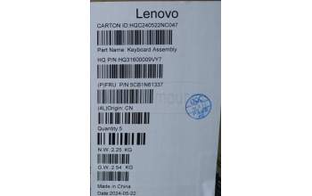 Lenovo 5CB1N61337 Tastatur inkl. Topcase ASM_FRA H83DR LG GY