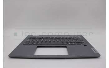 Lenovo 5CB1N61345 C-Cover with keyboard, Belgian, Luna Grey, w/Grey Keycaps, UK