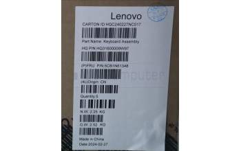 Lenovo 5CB1N61348 Tastatur inkl. Topcase schweiz H83DR LG GY