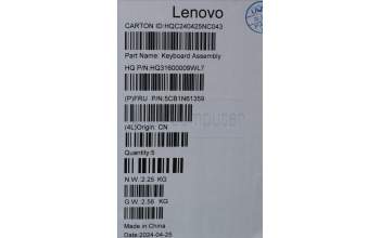 Lenovo 5CB1N61359 Tastatur inkl. Topcase spanisch H83DR CB STO GY