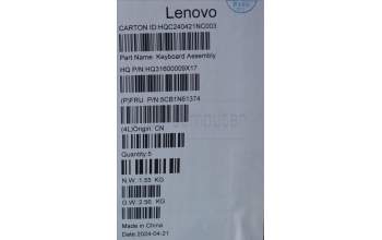 Lenovo 5CB1N61374 Tastatur inkl. Topcase ASM_HBW H83DR CB STO GY