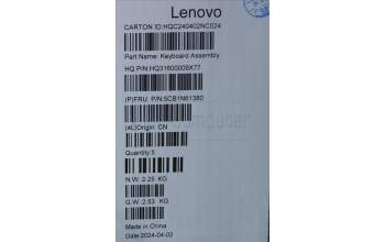 Lenovo 5CB1N61380 Tastatur inkl. Topcase schweiz H83DR CB STO GY