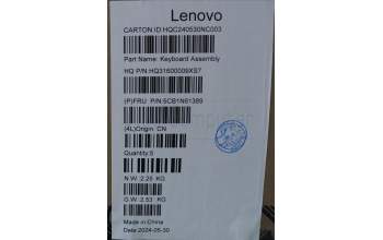 Lenovo 5CB1N61389 Tastatur inkl. Topcase spanisch H83DR CB GY