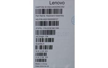 Lenovo 5CB1N61399 Tastatur inkl. Topcase deutsch H83DR CB GY