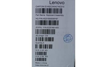 Lenovo 5CB1N61405 Tastatur inkl. Topcase ASM_NORDIC H83DR CB GY