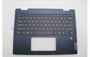 Lenovo 5CB1N61410 C-Cover with keyboard, US English Euro, Cosmic Blue, w/Grey Keycaps, US