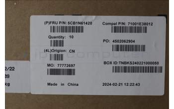 Lenovo 5CB1N61420 COVER LCD Cover C 83FD Black