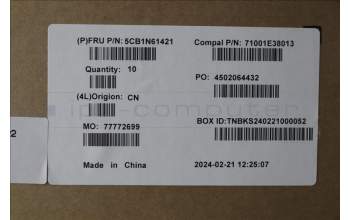 Lenovo 5CB1N61421 LCD Cover C 83FD White