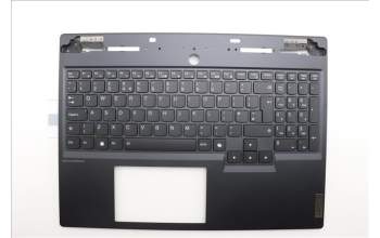 Lenovo 5CB1N61433 C-Cover with keyboard, UK English, Eclipse Black, White Backlight, UK