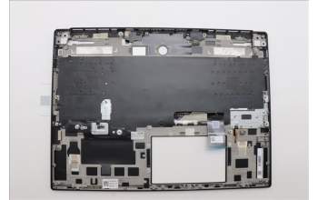 Lenovo 5CB1N61434 C-Cover with keyboard, Italian, Eclipse Black, White Backlight, UK