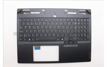 Lenovo 5CB1N61437 C-Cover with keyboard, Portuguese, Eclipse Black, White Backlight, UK