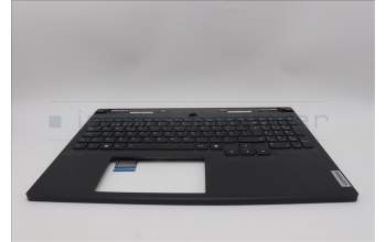 Lenovo 5CB1N61437 C-Cover with keyboard, Portuguese, Eclipse Black, White Backlight, UK