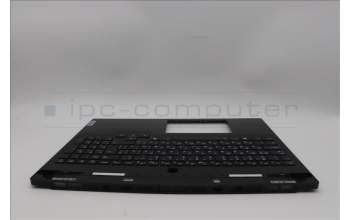 Lenovo 5CB1N61450 C-Cover with keyboard, Bulgarian, Eclipse Black, White Backlight, UK