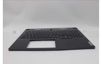 Lenovo 5CB1N61472 C-Cover with keyboard, Nordic, Eclipse Black, RGB Backlight, UK