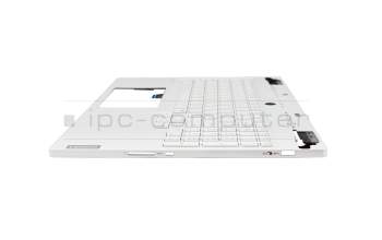 5CB1N6148 Original Lenovo Tastatur inkl. Topcase US (englisch) weiß/weiß mit Backlight