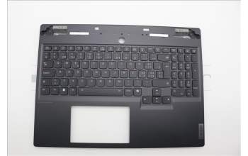 Lenovo 5CB1N61480 C-Cover with keyboard, Switzerland, Eclipse Black, RGB Backlight, UK
