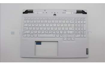 Lenovo 5CB1N61487 C-Cover with keyboard,English,White,RGB Backlight
