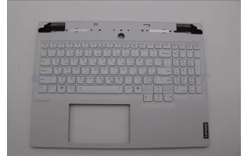 Lenovo 5CB1N61493 C-Cover with keyboard, Arabic, White, RGB Backlight, US