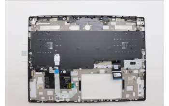 Lenovo 5CB1N62141 C-Cover with keyboard, Portuguese, White, RGB Backlight, UK