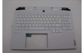 Lenovo 5CB1N62167 C-Cover with keyboard, Czech Slovakian, White, RGB Backlight, UK