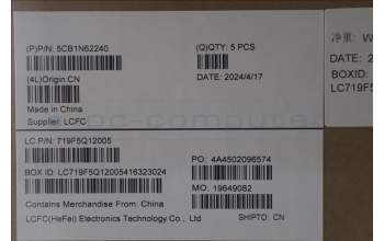 Lenovo 5CB1N62240 C-Cover with keyboard, Russian, Luna Grey, w/puresight pro logo, US