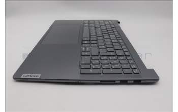 Lenovo 5CB1N62247 C-Cover with keyboard,UK English,Luna Grey,w/puresight pro logo