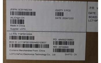 Lenovo 5CB1N62354 Tastatur inkl. Topcase deutsch L21KR FPR