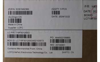 Lenovo 5CB1N62360 Tastatur inkl. Topcase spanisch 21KR FPR