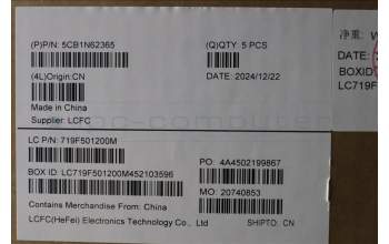 Lenovo 5CB1N62365 C-Cover with keyboard, UK English, Fingerprint, UK