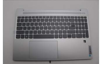 Lenovo 5CB1N65003 C-Cover with keyboard, English, Cloud Grey, Backlight, Fingerprint, US