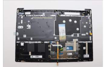 Lenovo 5CB1N65005 C-Cover with keyboard, US English Euro, Cloud Grey, Backlight, Fingerprint, US