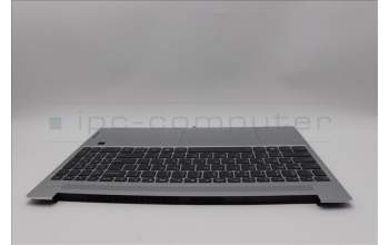 Lenovo 5CB1N65005 C-Cover with keyboard, US English Euro, Cloud Grey, Backlight, Fingerprint, US