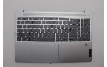 Lenovo 5CB1N65013 C-Cover with keyboard, UK English, Cloud Grey, Backlight, Fingerprint, UK