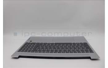 Lenovo 5CB1N65013 C-Cover with keyboard, UK English, Cloud Grey, Backlight, Fingerprint, UK