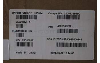 Lenovo 5CB1N65014 Tastatur inkl. Topcase_ITA C 83G1 CG FP BL