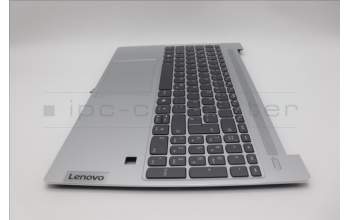 Lenovo 5CB1N78873 C-Cover with keyboard, German, Cloud Grey, Backlight, Fingerprint, UK