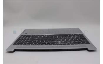 Lenovo 5CB1N78881 C-Cover with keyboard, Czech Slovakian, Cloud Grey, Backlight, Fingerprint, UK