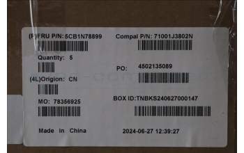 Lenovo 5CB1N78899 Tastatur inkl. Topcase_POR C 83G1 CG NFP BL