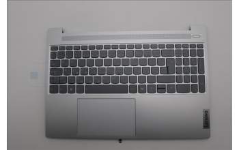 Lenovo 5CB1N78906 C-Cover with keyboard, Hungarian, Cloud Grey, Backlight, Non-Fingerprint, UK