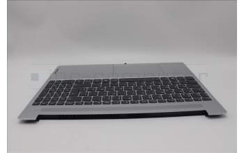 Lenovo 5CB1N78907 C-Cover with keyboard, Belgian, Cloud Grey, Backlight, Non-Fingerprint, UK