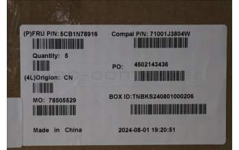Lenovo 5CB1N78916 Tastatur inkl. Topcase_ENG C 83G1 CG FP NBL
