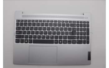 Lenovo 5CB1N84636 C-Cover with keyboard, Switzerland, Cloud Grey, Non-Backlight, Non-Fingerprint, UK