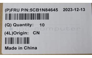 Lenovo 5CB1N84645 Hinge Cap C 83DH LG