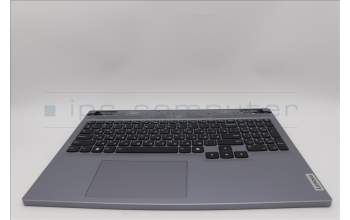 Lenovo 5CB1N84651 C-Cover with keyboard, Russian, Luna Grey, Backlight, US