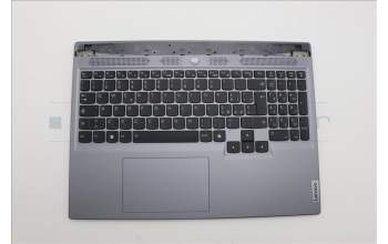 Lenovo 5CB1N84656 C-Cover with keyboard, Italian, Luna Grey, Backlight, UK