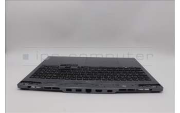 Lenovo 5CB1N84659 C-Cover with keyboard, Portuguese, Luna Grey, Backlight, UK