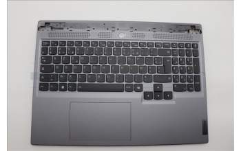 Lenovo 5CB1N84663 C-Cover with keyboard, French, Luna Grey, Backlight, US