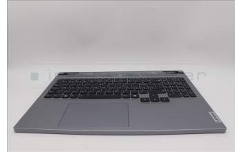 Lenovo 5CB1N84670 C-Cover with keyboard, Switzerland, Luna Grey, Backlight, UK