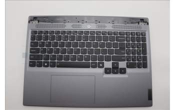 Lenovo 5CB1N84679 C-Cover with keyboard, US English Euro, Luna Grey, RGB Backlight, US
