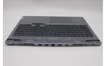 Lenovo 5CB1N84682 C-Cover with keyboard, Russian, Luna Grey, RGB Backlight, US